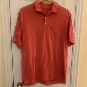 Vineyard Vines Men's Coral Polo Shirt
